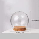 Cubierta de Vidrio Transparente HILDAR para Flores y Decoración